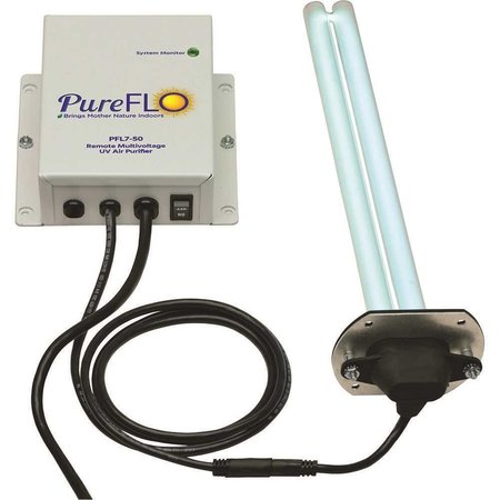 PREMIERONE PRODUCTS 50-Watt Remote with 12 in. Germicidal Lamp with Magnetic Z-Bracket Air Purifier PFL7-50PS-12
